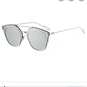 Dior Composit 1.0 Chrome Coated Sunglasses
